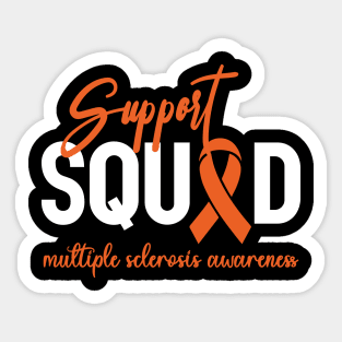 MS Warrior MS Support Squad Multiple Sclerosis Awareness Sticker